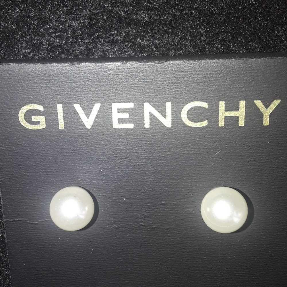 Givenchy Simulated Pearl Earrings
